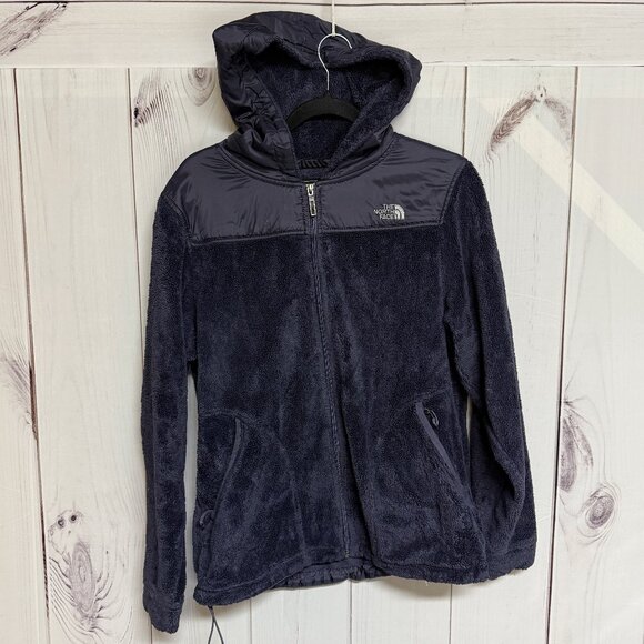The North Face Women’s L Oso Fleece Jacket Grisaille Gray Hooded - Picture 1 of 11